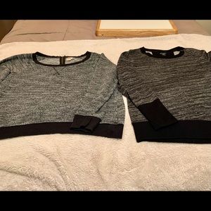 Pair of Women’s crop sweaters